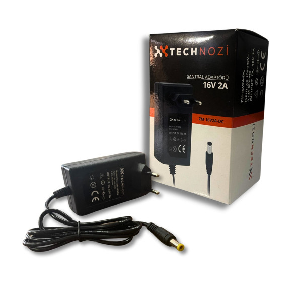 Technozi 16V 2A DC Santral Adaptörü ürün görseli 1