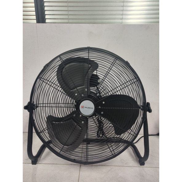 MUZEKO MZK-20SH 150w YER TİPİ SİYAH SANAYİ VANTİLATÖR ürün görseli 1