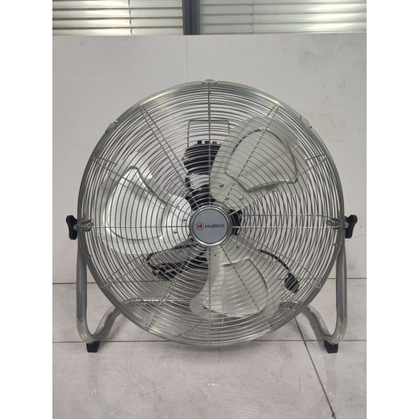 MUZEKO MZK-20SH 150W YER TİPİ GÜMÜŞ GRİ SANAYİ VANTİLATÖR ürün görseli 1