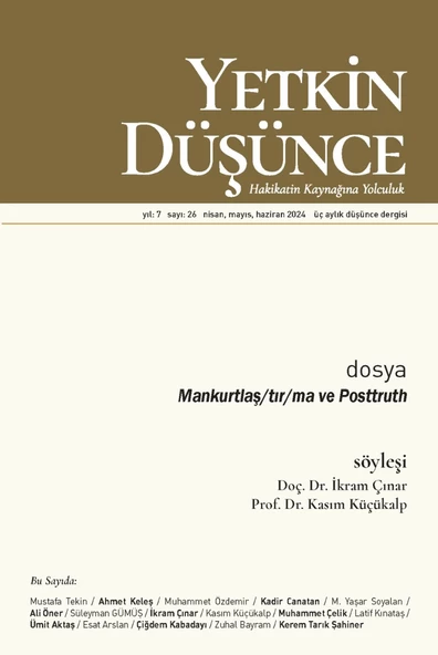 Yetkin Düşünce 26.Sayı Nisan-Mayıs-Haziran 2024 ürün görseli 1