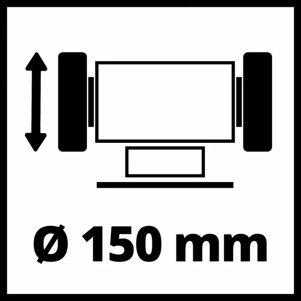 Einhell TC BG 150 B Taş Motoru 350 Watt - Resim 7