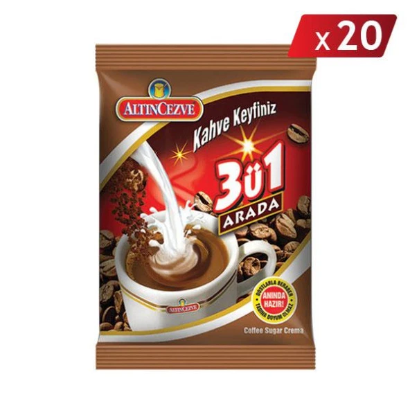 Altıncezve 3'ü 1 Arada Hazır Kahve 250 Gr - 20Lİ PAKET ürün görseli 1