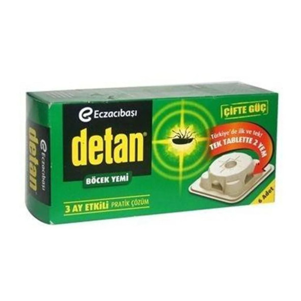 Detan Süper Böcek Yemi Çifte Güç 6 Tablet ürün görseli 1