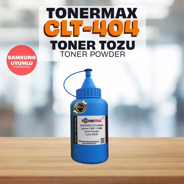 Samsung CLT-K404S Toner Tozu Mavi/ Xpress C430 / Xpress C480 ürün görseli 1