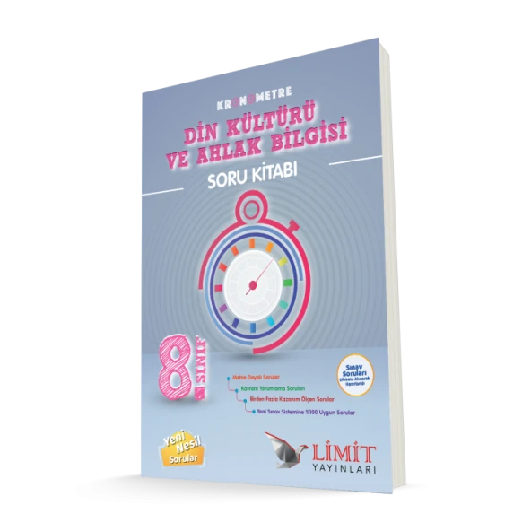Limit 8.Sınıf Din Kültürü ve Ahlak Bilgisi Soru Bankası ürün görseli 1