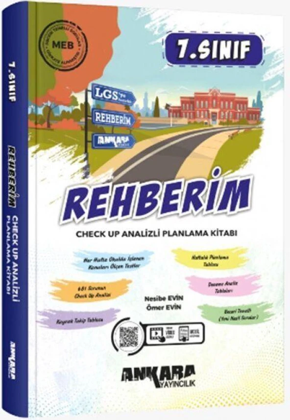 7. Sınıf LGS Rehberim Check Up Analizli Planlama Kitabı Ankara Yayıncılık ürün görseli 1