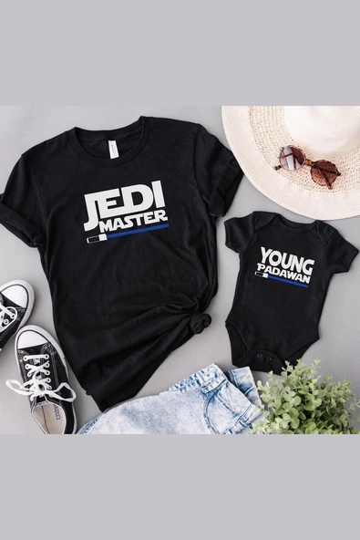 Jedi Master Baba Oğul Kız (TEK ÜRÜN FİYATIDIR KOMBİN YAPMAK İÇİN EN AZ 2 ADET SEPETE EKLEYİNİZ) ürün görseli 1