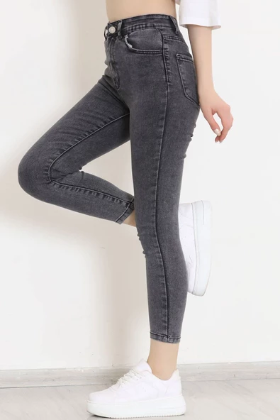 Süper Likra Kot Pantolon Füme7 - 9815.1431. ürün görseli 1