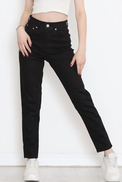 Boyfriend Kot Pantolon Siyah2 - 18222.1431. ürün görseli 1