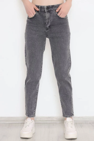 Boyfriend Kot Pantolon Gri2 - 8756.1431. ürün görseli 1