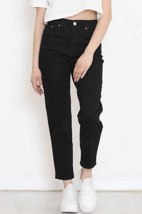 Boyfriend Kot Pantolon Siyah3 - 8756.1431. ürün görseli 1