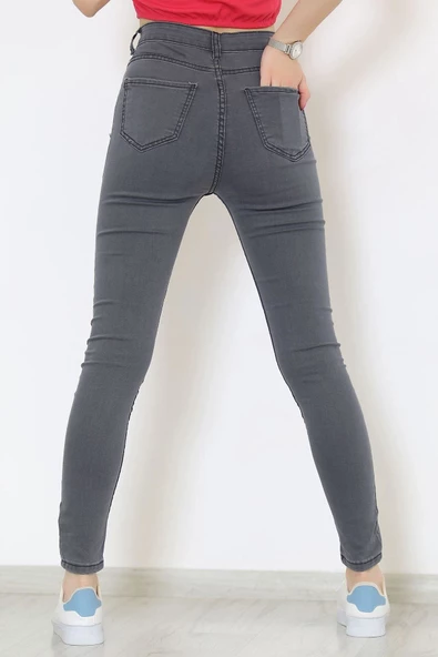 Süper Likra Kot Pantolon Füme - 9815.1431. ürün görseli 1