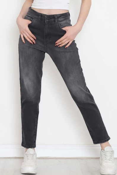 Boyfriend Kot Pantolon Füme1 - 18224.1431. ürün görseli 1