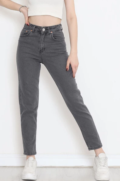 Boyfriend Kot Pantolon Gri - 18222.1431. ürün görseli 1