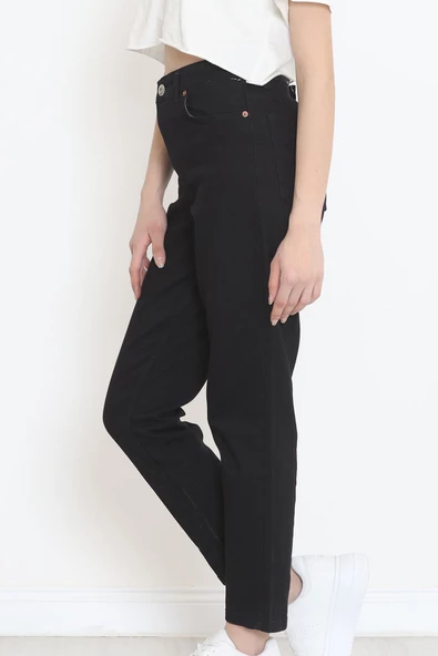 Boyfriend Kot Pantolon Siyah2 - 11917.1431. - Resim 2