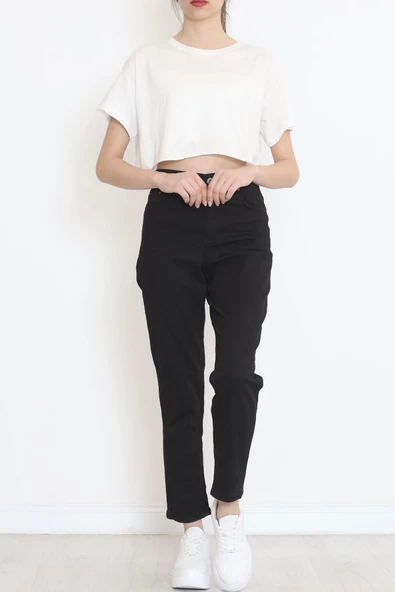 Boyfriend Kot Pantolon Siyah2 - 11917.1431. - Resim 3