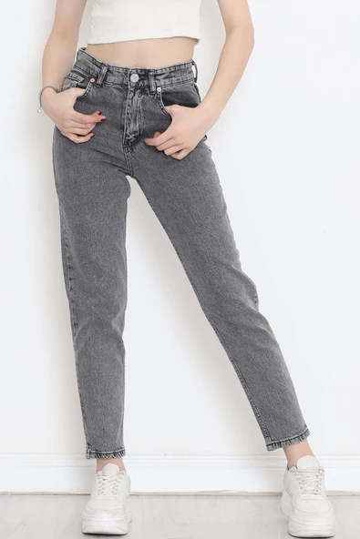 Boyfriend Kot Pantolon Füme1 - 18222.1431. ürün görseli 1