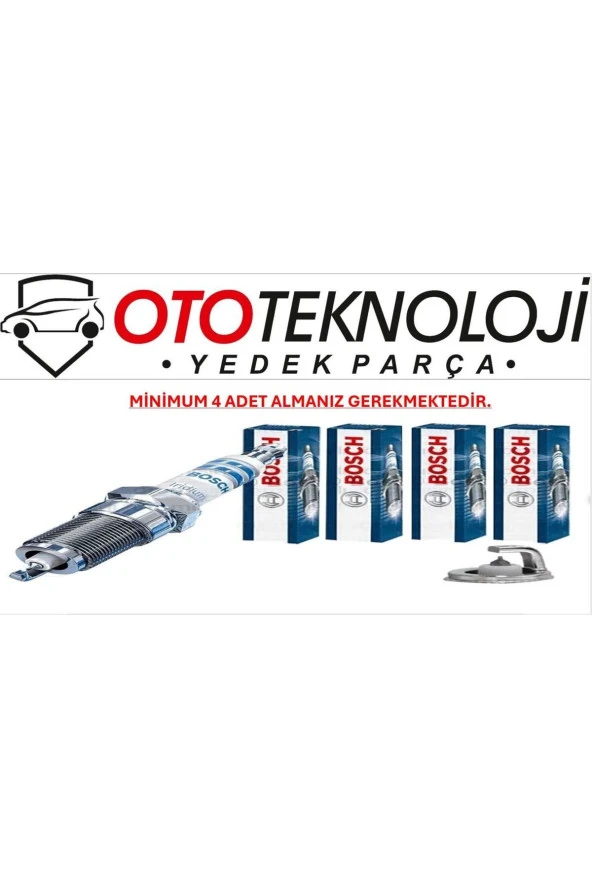 Bosch  Bujı Cıft Tırnak Vectra / Astra / Corsa 1214000 - 0242229654 Takım Fiyatıdır ürün görseli 1