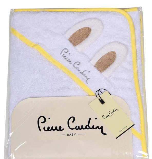 Pierre Cardin Kundak Banyo Havlusu 75x75 cm - Sarı Biyeli ürün görseli 1
