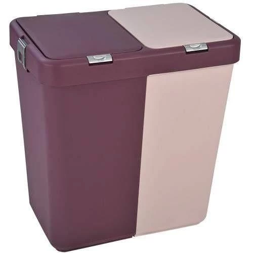 Çamaşır Sepeti Motek Çift Gözlü Kirli Çamaşır Sepeti 80 Litre ürün görseli 1