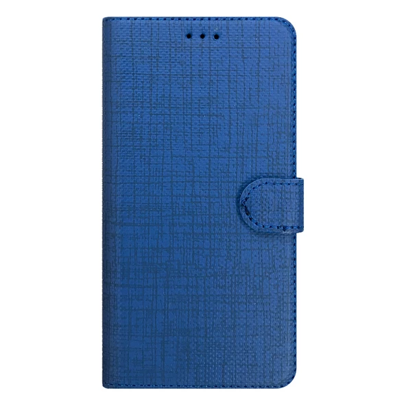 Huawei P40 Lite Kılıf FitCase Fabric Kapaklı Cüzdanlı - Resim 12