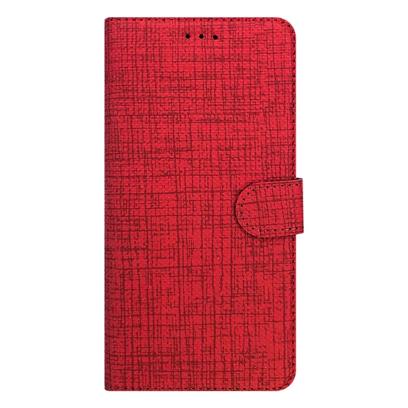 Huawei P40 Lite Kılıf FitCase Fabric Kapaklı Cüzdanlı - Resim 9