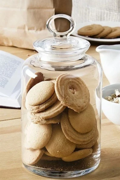 Paşabahçe 98677 kitchen cam kapaklı kavanoz 2640cc ürün görseli 1