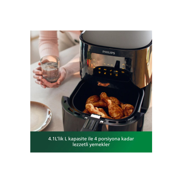 Philips Essential Airfryer HD9252/90 Fritöz - Resim 7
