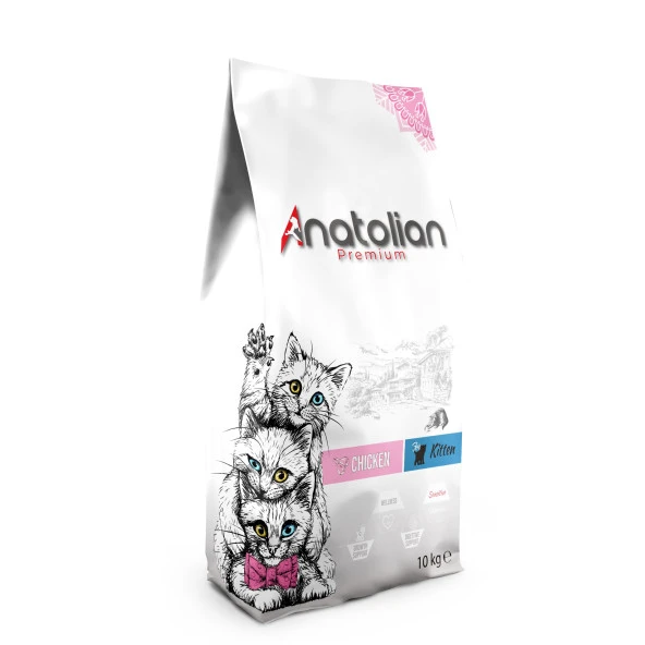Anatolian Premium Tavuk Etli Yavru Kedi Maması 10 KG ürün görseli 1