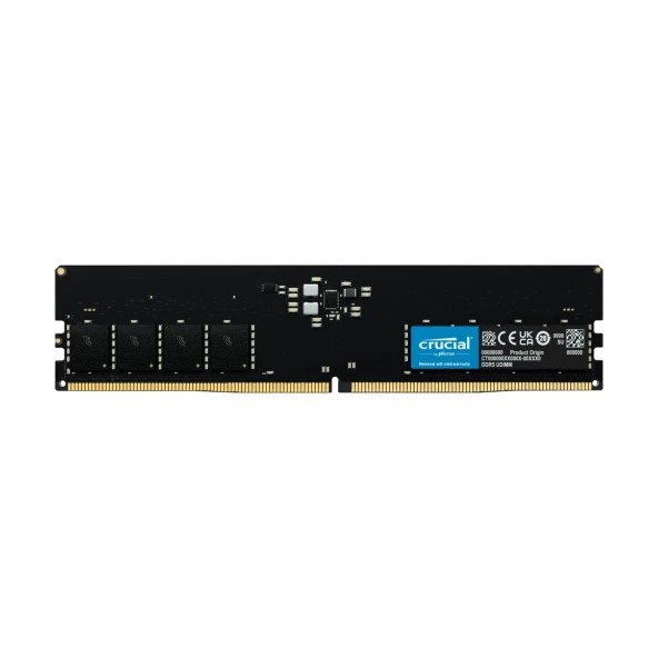 Crucial CT16G48C40U5 16GB DDR5 4800MHz CL40 Masaüstü Bellek ürün görseli 1