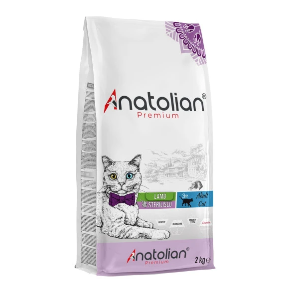 Anatolian Premium Sterilised Lamb Kuzulu Kısırlaştırılmış Kedi Maması 4 Kg ürün görseli 1