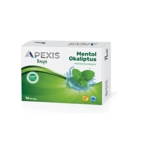 Apexis Drops Mentol Okaliptus Aromalı Pastil 16'lı ürün görseli 1