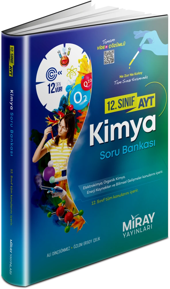 Miray 2024 12. Sınıf Ayt Kimya Soru Bankası ürün görseli 1
