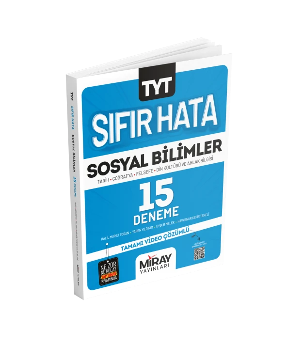 Miray 2024 Tyt Sosyal Bilimler Sıfır Hata 15 Deneme ürün görseli 1