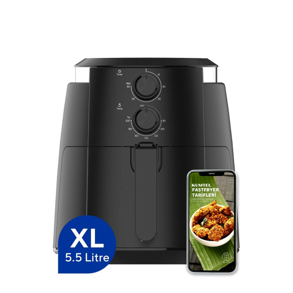 KUMTEL Fastfryer XL ( Yağsız Fritöz Airfryer ) HAF-01 ürün görseli 1