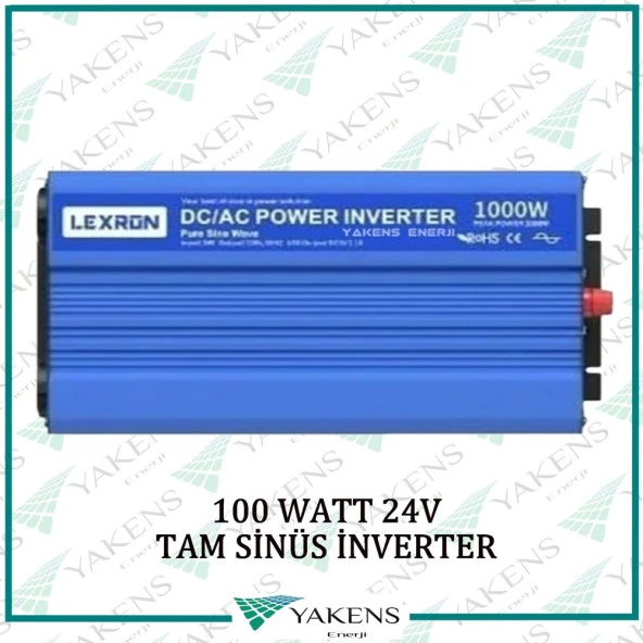 1000 Watt 24V Tam Sinüs İnverter Lexron ürün görseli 1