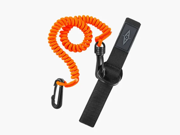 Point65 Paddle Leash Coiled Kürek Tasması-TURUNCU ürün görseli 1