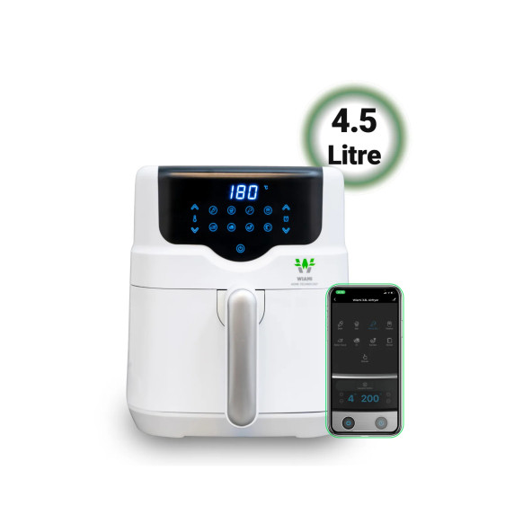 Wiami Wiami Air Fryer 4.5 Litre Beyaz Akıllı Fritöz ürün görseli 1