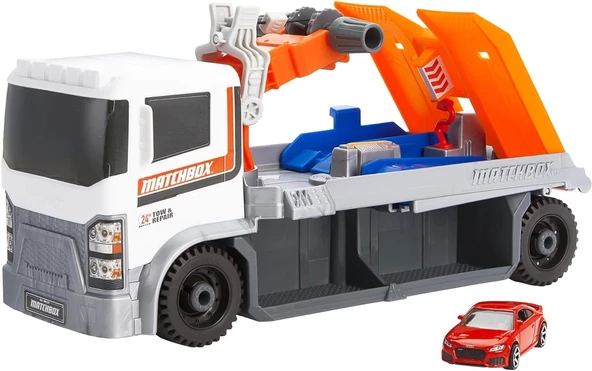 Matchbox HRY43 Çekici Ve Tamir Kamyonu ‎Ve Bir Araç 2019 AUDI TT RS COUPE ürün görseli 1