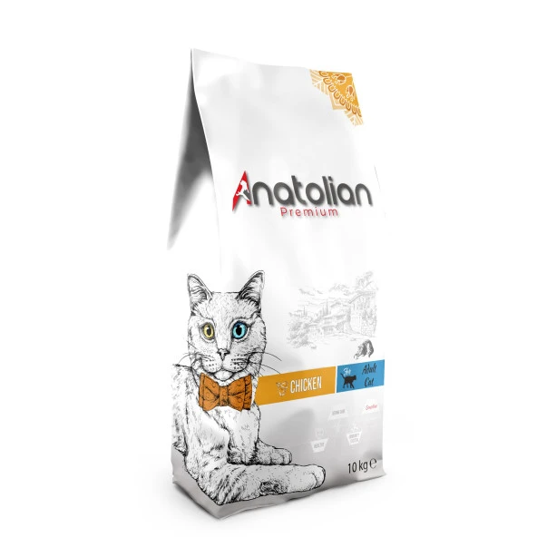 Anatolian Premium Tavuklu Yetişkin Kedi Maması 10 kg ürün görseli 1