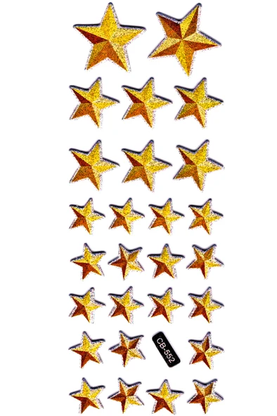 Sticker Kabartmalı Sticker Defter, Planlayıcı Etiket - (cb-552) 16x7 cm- Parlak Yıldızlar ürün görseli 1