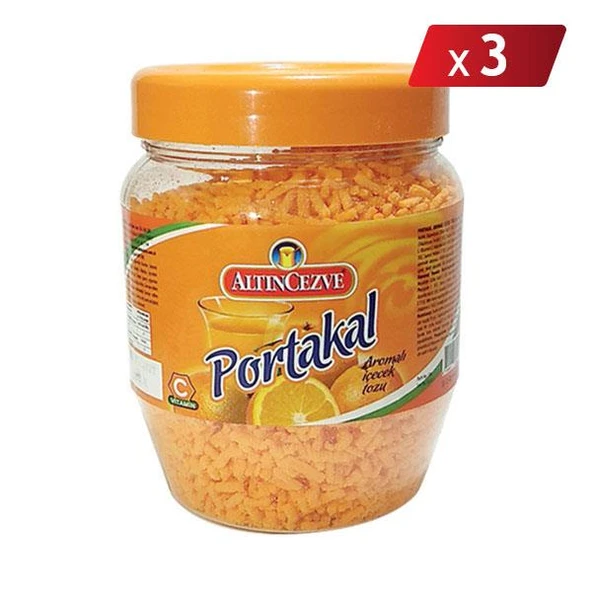 Altıncezve Granül Portakal Aromalı İçecek Tozu 300 Gr - 3LÜ PAKET ürün görseli 1