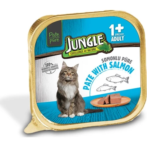 Jungle Kedi 100g Balıklı Ezme/Pate Mama Skt: 06/2028 ürün görseli 1