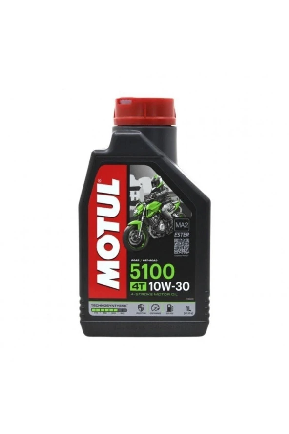 Motul 5100 10W-30 4T - 1 Litre - Resim 5
