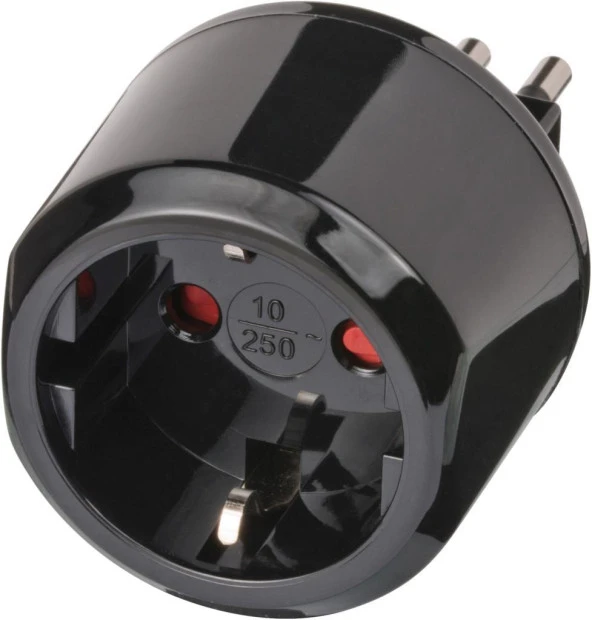 Brennenstuhl Türkiye Fiş Sistemi İtalya Uyumlu IP20 Lisanslı Topraklı Travel Adaptör Dönüştürücü ürün görseli 1