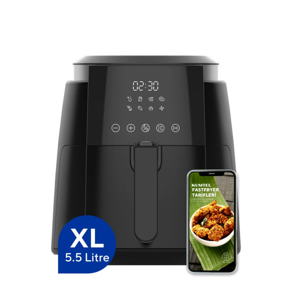 KUMTEL Digital Fastfryer XL ( Yağsız Fritöz Airfryer ) HAF-02 ürün görseli 1