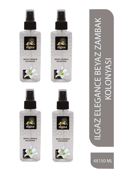 Beyaz Zambak Kolonya Elegance Series 4'lü Eko Paket - 150 Ml ürün görseli 1