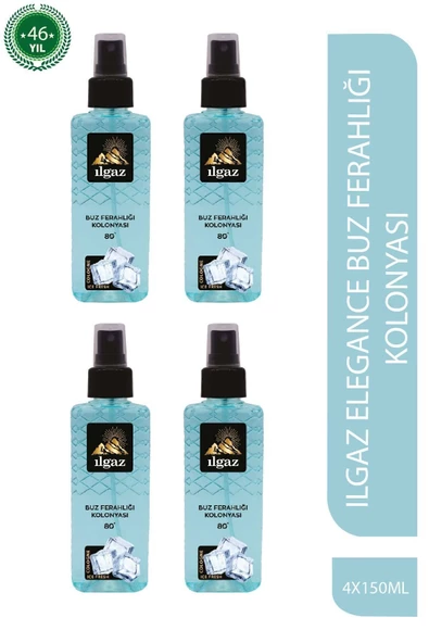 Buz Ferahlığı Kolonya Elegance Series 4'lü Eko Paket - 150 Ml ürün görseli 1