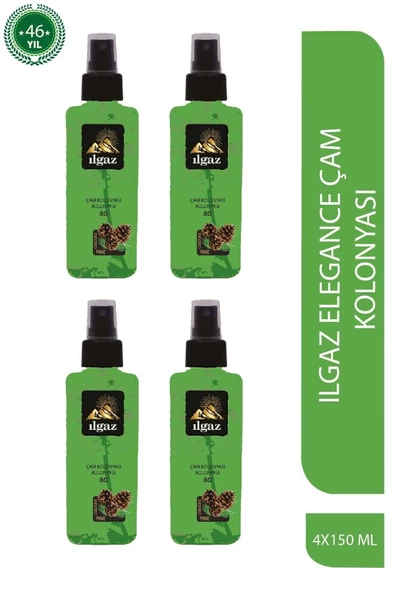 Çam Kolonyası Elegance Series 4'lü Eko Paket - 150 Ml ürün görseli 1