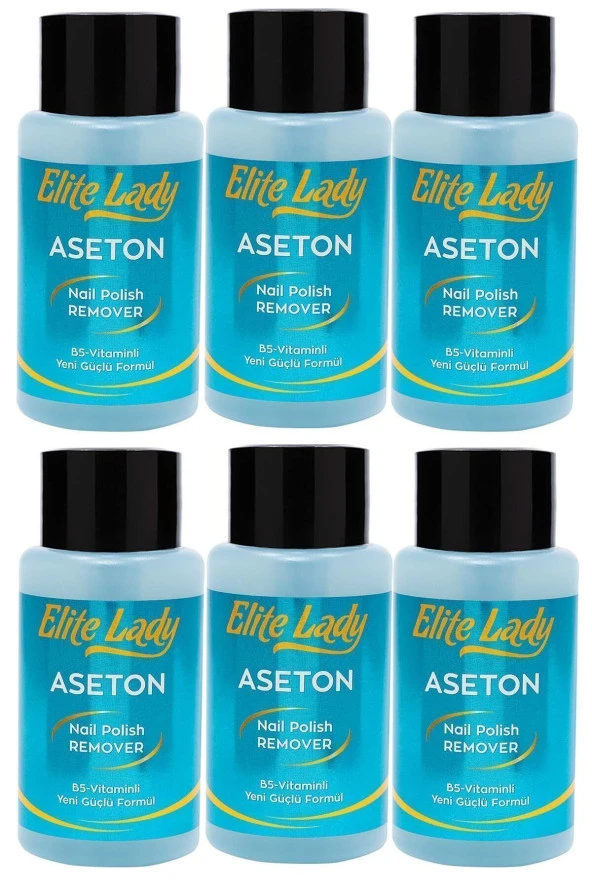 B5-Vitaminli Ekstra Güçlü Oje Çıkarıcı 6'lı Eko Paket 125 Ml Tırnak Kırılmalarını Önleyici Aseton ürün görseli 1